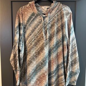 CJ Banks Multicolor Knit Sweater